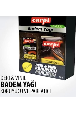 Carub Deri&vinil Torpido Koruyucu-parlatıcı 200ml Badem Yağı