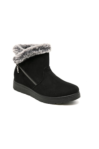 Bot Kadın 45 U30 Ux Fly Flot Cloth Woman Boot Black Siyah