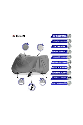 BMW R 1200 Gs Adventure Uyumlu Arka Çanta Motosiklet Su Geçirmez Motor Branda