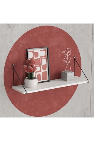 Decormet Armoni Raf Seti 1 Raflı 200 720 Beyaz Beyaz