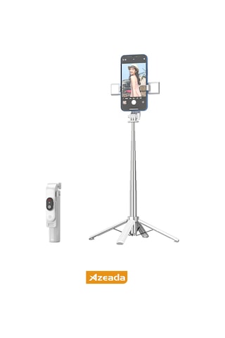 Jopus Bluetoothlu Ve Şarjlı Kumandalı Led Işıklı Selfie Çubuğu Tripod Özellikli