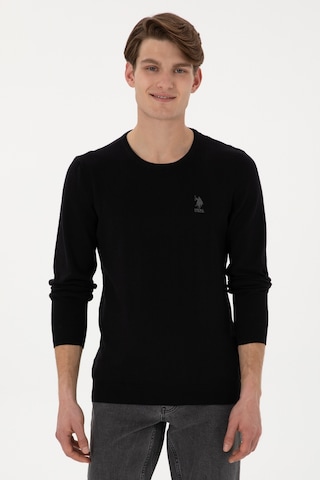 U.s. Polo Assn. Erkek Siyah Kazak /triko 50288880-vr046 Siyah