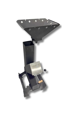 Çok Fonksiyonlu Izgaralı Roket Pelet Sobası Ve Odun Sobası - Rocket Grill