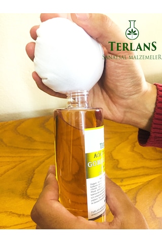 Terlans Ağartılmış Şeffaf Kalite Gomalak Cilası 250 ML