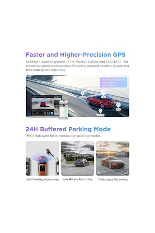 Viofo A229 Pro 2 Kameralı Ön + Arka Dual Çift Kameralı Starvis 2