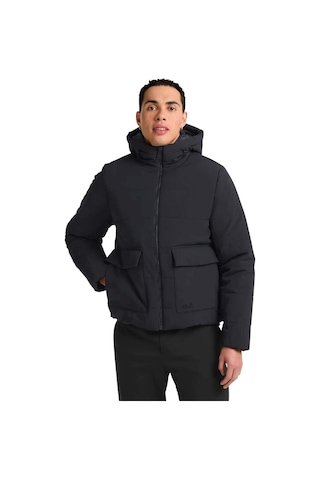 Jack Wolfskın Jack Wolfskin Northern Lite Hooded Erkek Sarı Outdoor Ceketi 6000 Siyah
