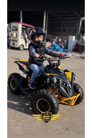Enbest Mini Atv 4-16 Yaş Sarı