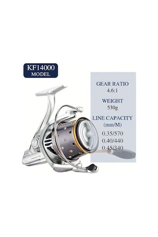 Motion003 Xsharks Kf14000 Uzun Mesafe Atış Balıkçılık Makinesi Paslanmaz Çelik Rulmanlar 4 6 1 Dişli Oranı Hafif Tasarım Tatlısu Tuzlu Su Balıkçılık