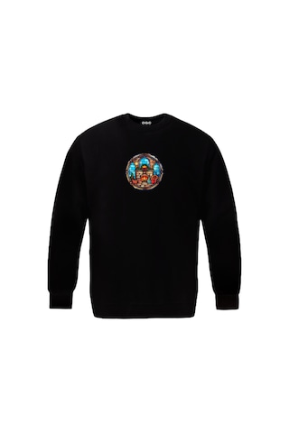 Ogc Şömine Unisex Sweatshirt Siyah
