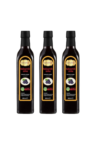 Hanzade Bitkisel Balzamik Sirke 3 x 500 ML