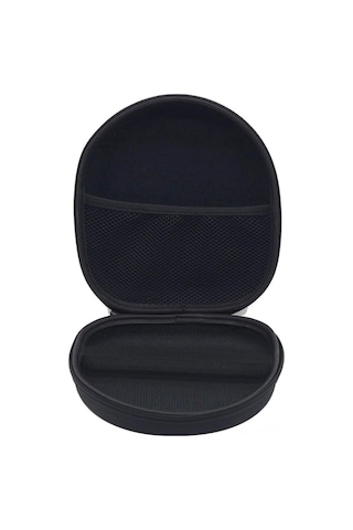 Folinda Wh-ch720n/ch520 Kulaklık Koruyucu Kutu - Dayanıklı Eva Malzeme, Şok Emici, Su Geçirmez, Dahili Ağızlı Cep, Sıkı Ve Taşınabilir Siyah