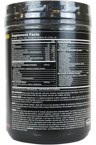 Universal Nutrition Therapy All İn One Preworkout Karışık