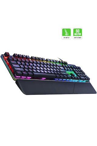 Gamepower Calypso V2 RGB Red Switch Optik Mekanik Oyuncu Klavye