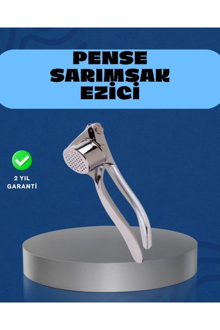 Mutfak Sarımsak Ezici Kaymaz Saplı Güçlü Mekanizma - Lisinya Altın