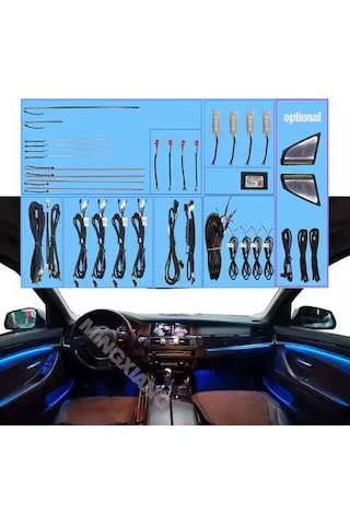 Bmw F10 Özel Trim Uyumlu Ambıyans Seti 9"