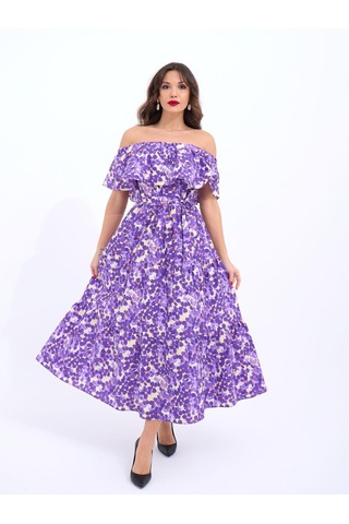 De'charme 6473 Elbise-oklahome City Altın