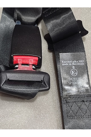 Oto Arka Koltuk Belden Bağlama E Sertifikalı Emniyet Kemeri 1 Takım