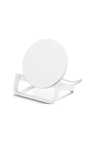 Belkin BoostCharge 10W Kablosuz Şarj Standı Beyaz WIB001VFWH