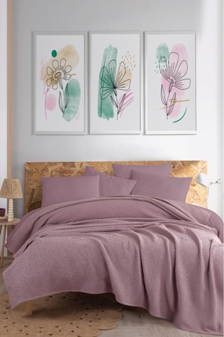 Ecocel Pike Örtü Battal 230x220cm Karde Mürdüm Mürdüm