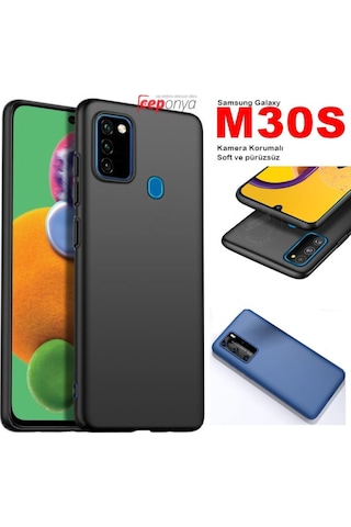 Samsung Uyumlu Galaxy M30S Kamera Korumali Kaliteli Soft Silikon Kilif 394558632