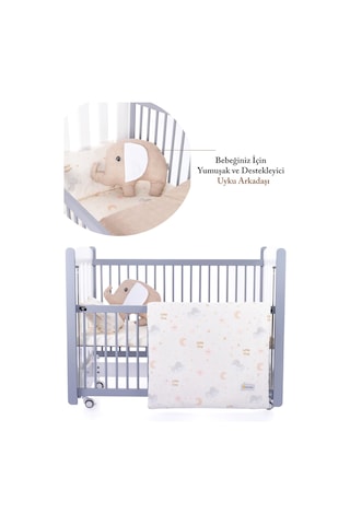 Kinder Baby Little One 5'li Oyun Parkı Uyku Seti Bej