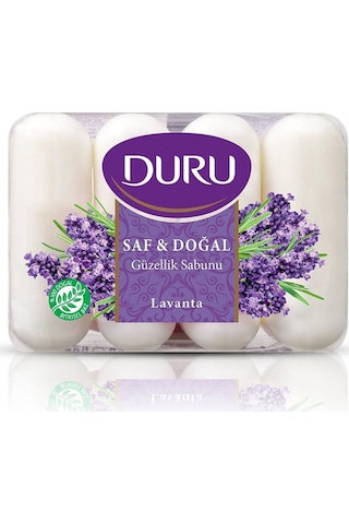Duru Saf & Doğal Lavanta Güzellik Sabunu 4 x 70 G
