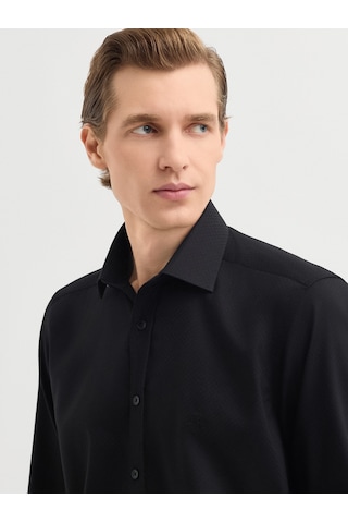 Karaca Erkek Slım Fıt Gömlek-siyah 11.25w.04.026 Siyah