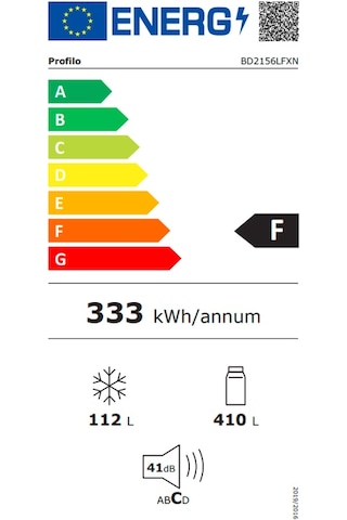 Profilo BD2156LFXN 522 LT No-Frost Çift Kapılı Buzdolabı