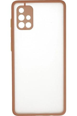 Newface - 986 - Samsung Galaxy Uyumlu A71 Kılıf Montreal Silikon Kapak - Csmo-tex - - Pembe