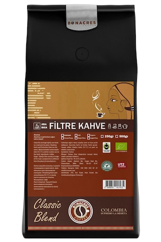 Bonacres Klasik Filtre Kahve 250 G