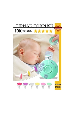 Cloody Yenidoğan Bebek Pilli Tırnak Törpüsü Manikür Seti