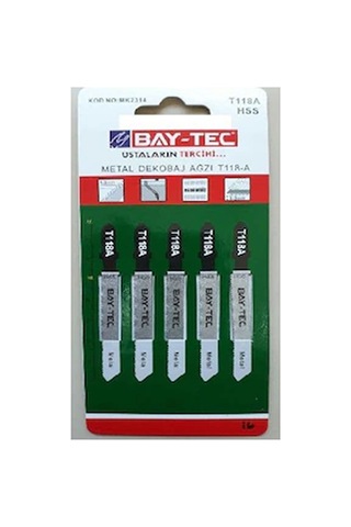 Cateksss Bay-tec Metal Dekobaj Ucu T-118 1 Paket / 5 Adet - 14 Lü Paket