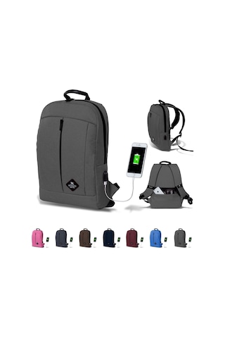 My Valice Smart Bag Galaxy Usb Şarj Girişli Notebook Sırt Çantası