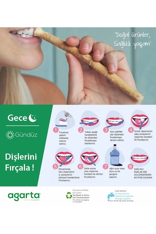 Agarta Doğal Misvak Özlü Diş Macunu 100 ML