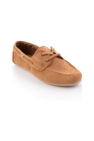 Bambi Taba Kadın Loafer Ayakkabı K01688012172 Taba