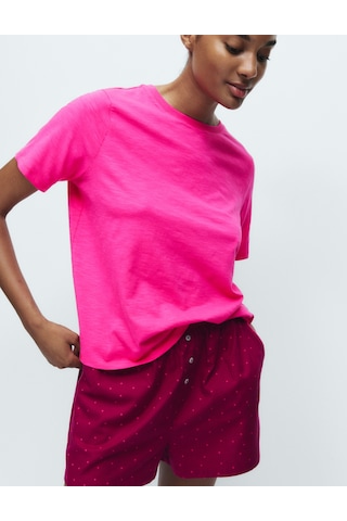Marks & Spencer 2’li Pamuklu Pijama Üstü T37003664T Pembe