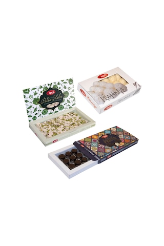 İpek Pişmaniye 3 Lü Hediyelik Karma Paket