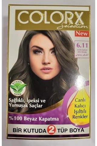 Colorx Saç Boyası Çift - 6.11 Zeytin Kumral