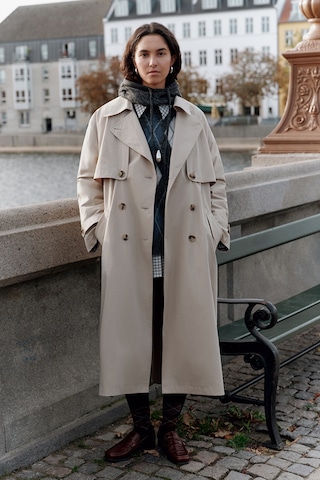 Zurıch Oversıze Trençkot Kum Kum