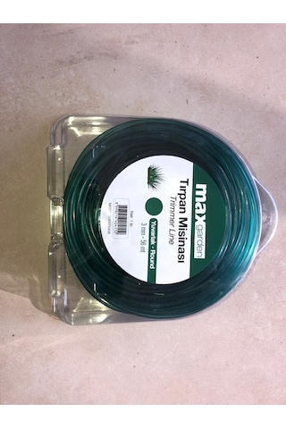 Maxgarden Tırpan Misinası Yeşil Yuvarlak 3.0 Mm - 56 Metre