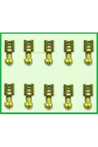 Sarı Geçmeli Dişi Terminal Soket 6.3Mm - 375853058