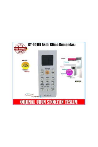 Kt-9018E Tüm Markalarla Uyumlu Akıllı Klima Kumandası