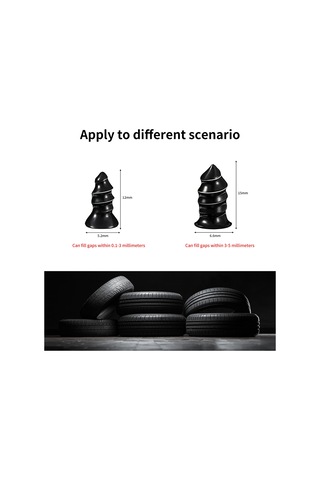 Kangvka Hızlı Lastik Onarım Çivileri 15 Küçük + 15 Büyük, Siyah - Kauçuk Ve Plastik Kutu Seti