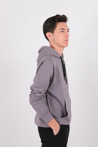 Five Pocket Fp24b2099 Erkek Kapüşonlu Sweatshirt Füme