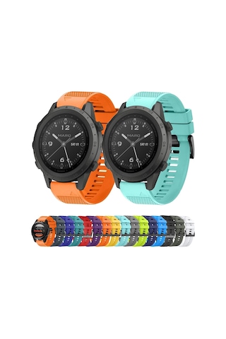 Sones Garmin Marq Athlete Gen 2 22mm Hızlı Açılan Silikon Saat Kordonu