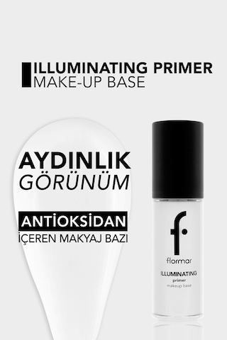 Flormar Illuminating Primer Aydınlatıcı Makyaj Bazı 001 White-Classic