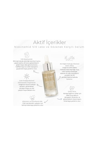 Niasinamid %10 Leke Ve Gözenek Karşıtı Serum