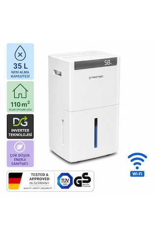 Trotec İnverter Nem Alma Cihazı Ttk-ı 110 Wifi Beyaz
