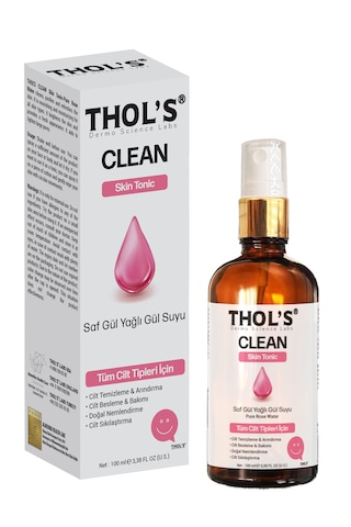 Thol's Clean Skin Tonic Tb12 - 100 Ml Saf Gül Yağlı Gül Suyu