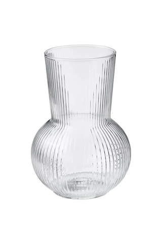 Sumuhome Padrag Dekoratif Cam Vazo Saydam Cam 17 Cm Saydam
